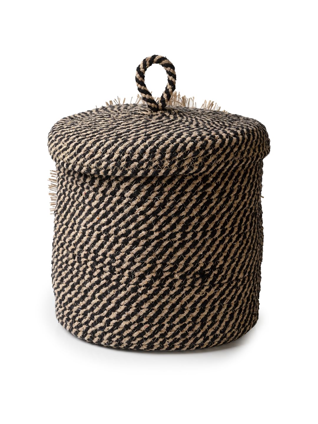 Brown Lion Face Storage Basket with Lid for Kids Toy Room